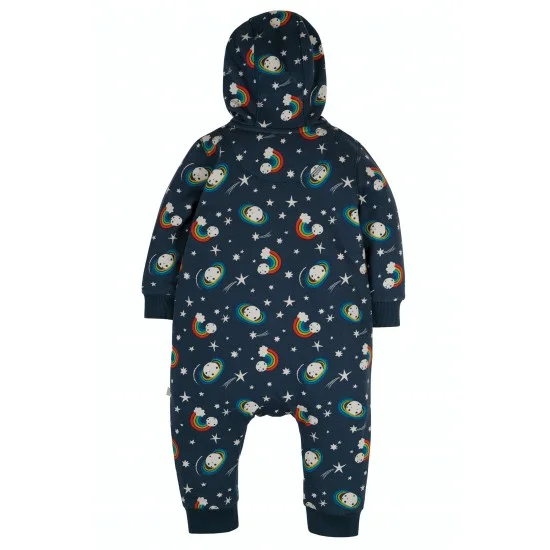 Snuggle Suit Frugi PMA102 Indigo Blue Look at the stars sale